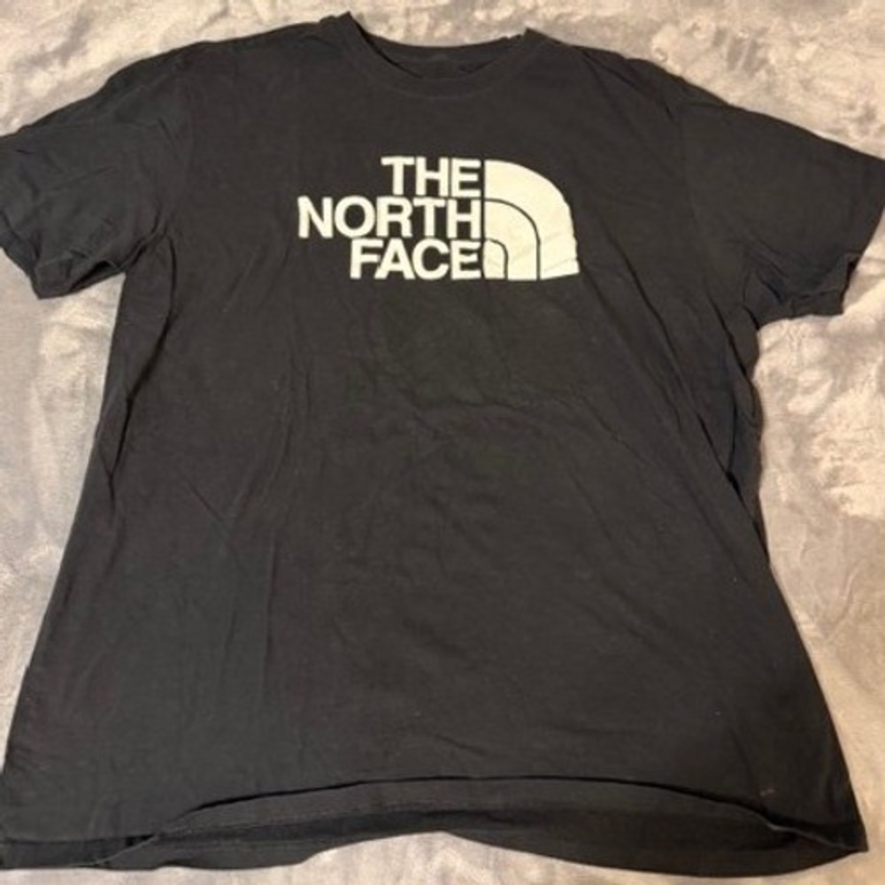 The North Face Mens Black Graphic Logo Short Sleeve T-Shirt XXL NF0A3G1E